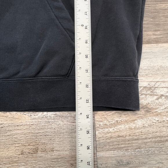 Nike Sportswear Essential Black White Womens L Spell Out Swoosh‎ Pullover Hoodie - Picture 7 of 8